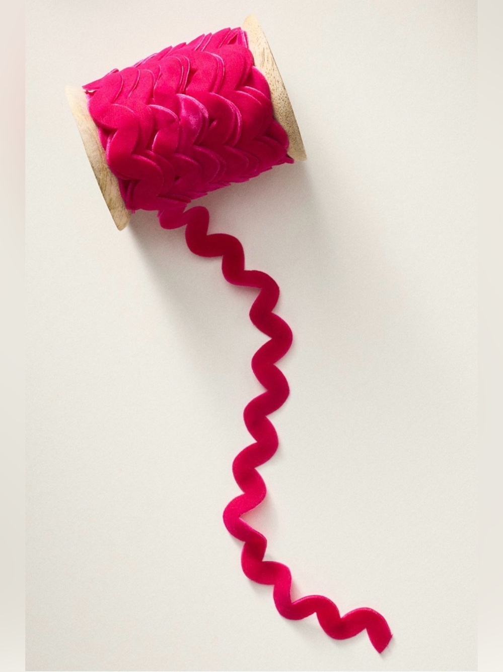 Anthropologie Rickrack Velvet Ribbbon